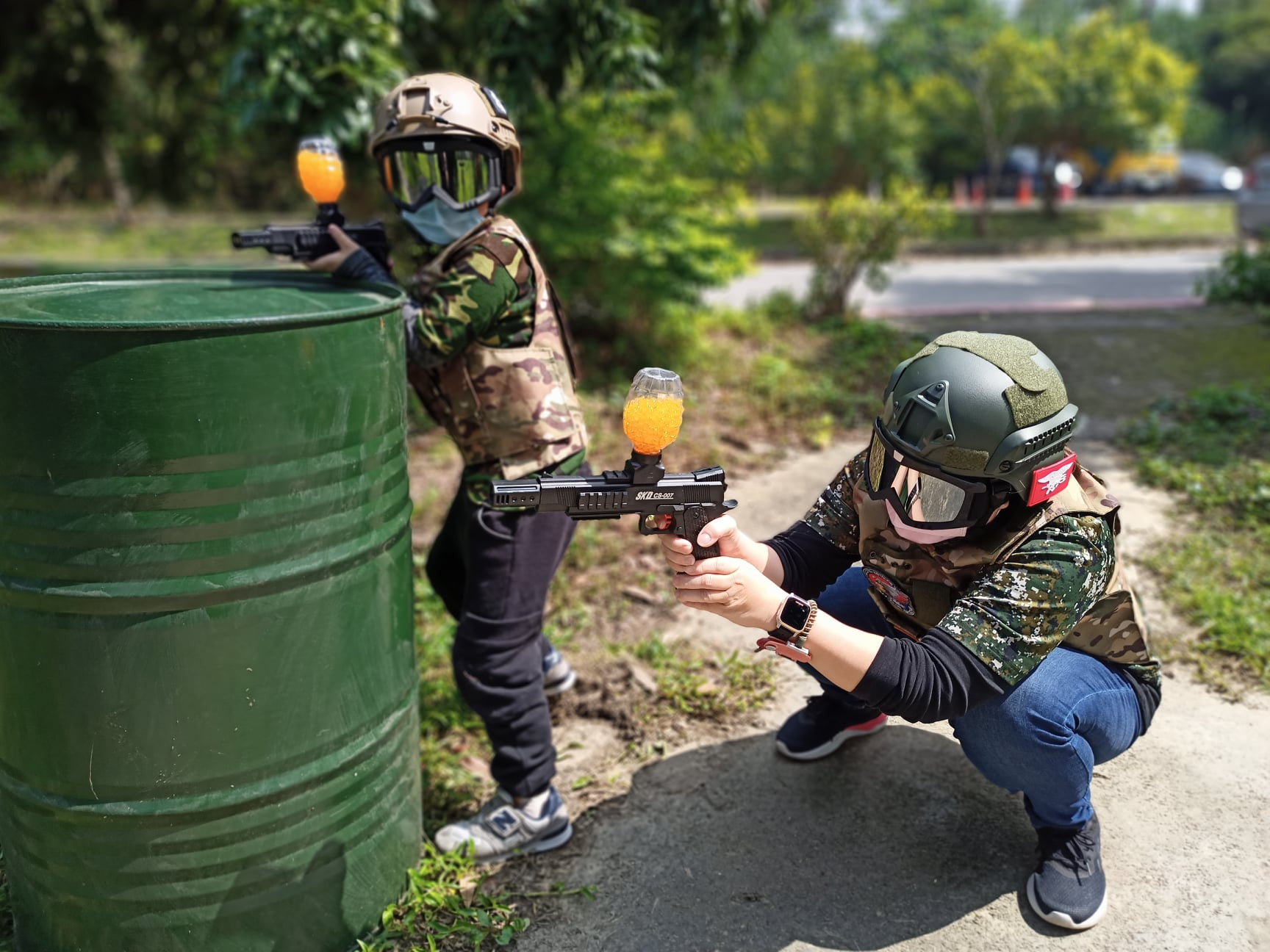 戰略工坊&大新店海龍特戰水彈基地(槍戰/小小軍事體驗營)@大新店游泳池